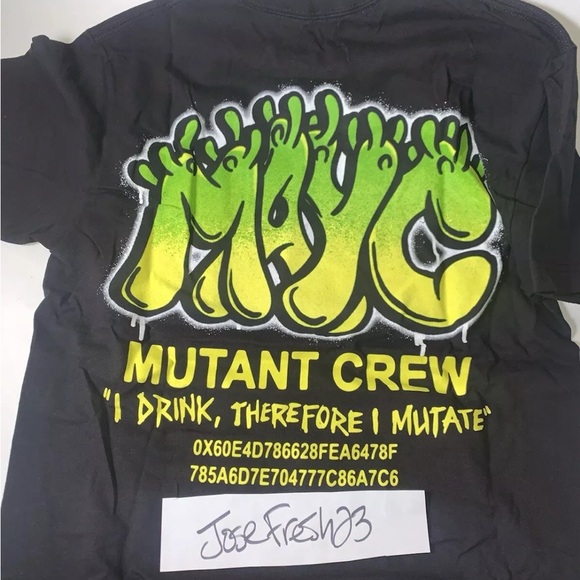 Mutant Ape Yacht Club - MAYC "Graffiti Tee" Anchor Tee - size Medium *RARE* - Picture 8 of 12